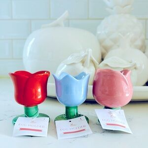 Target Bullseye’s Ceramic Tulips 🌷 Easter Egg Holders